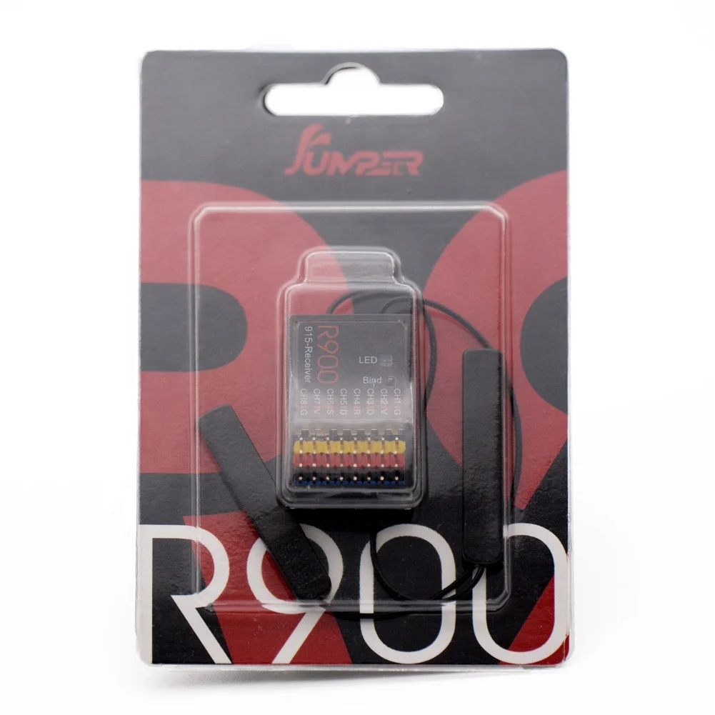 Jumper R900 Mini Receiver PWM 900MHz 915MHz Long Range RX Compatible with T18 T16 T18 Pro Remote Control