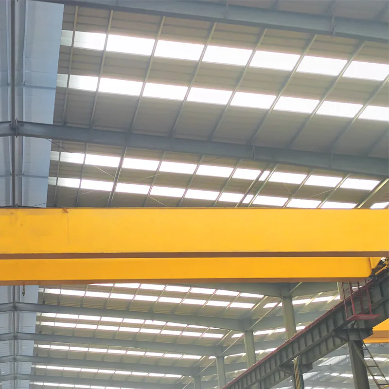 Factory price 10 ton LH model double girder double speed electric hoist bridge crane