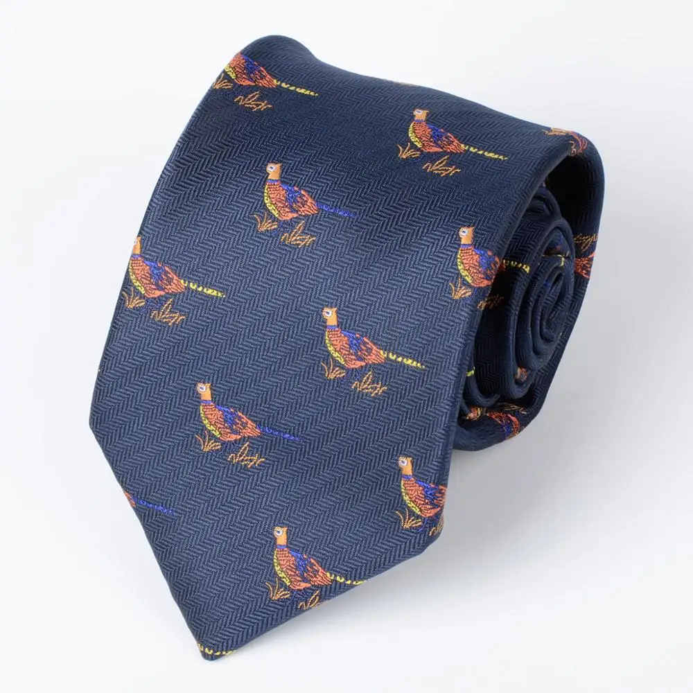 
Custom Pattern Mens 100% Animal Morden polyester Tie 
