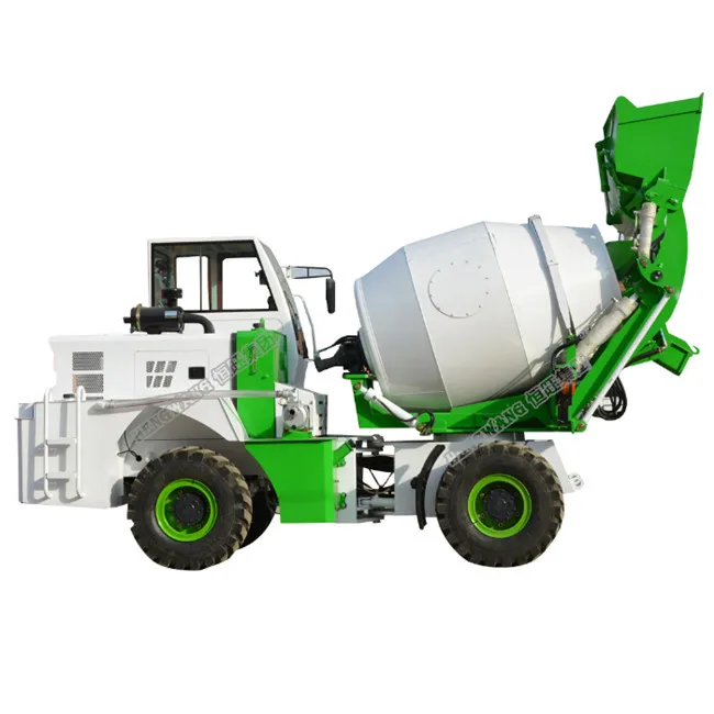 HW mobile self loading concrete mixer truck 3M3 cubic meter