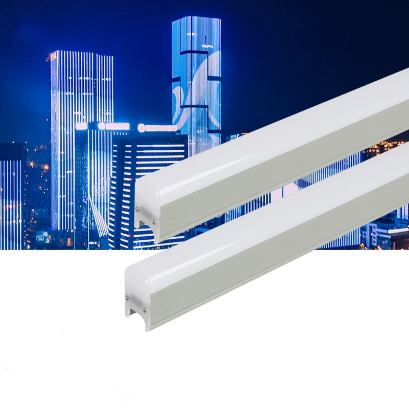 Hot Sell DMX Waterproof Pixel Tube Linear Wall Washer Light Facade Lighting Outdoor LED Facade Lighting Led Bars RGB