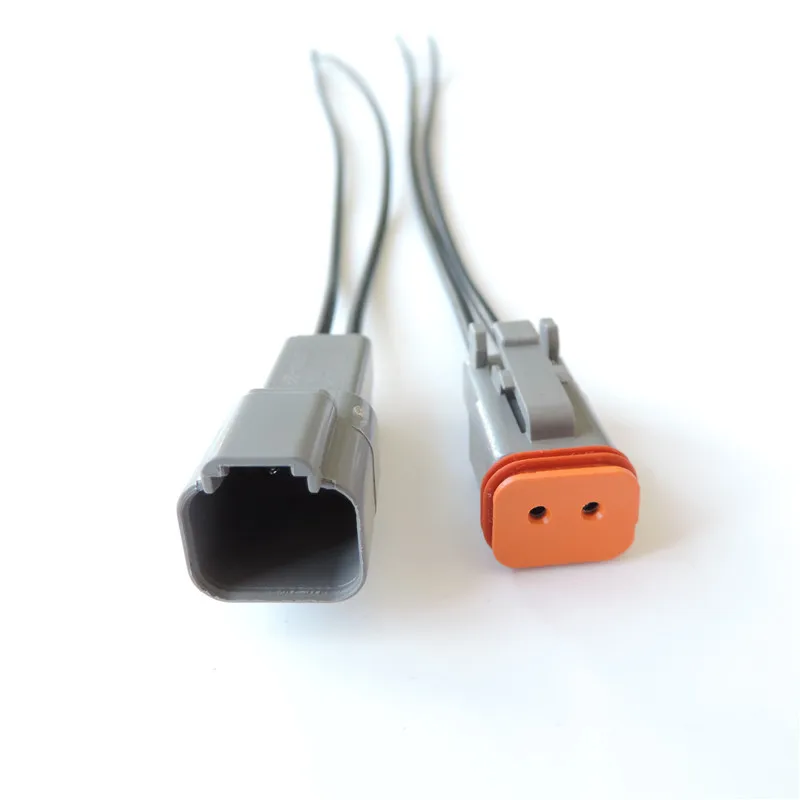 Deutsch DT 2-контактный косички комплект 14AWG из чистой меди GPT жгута