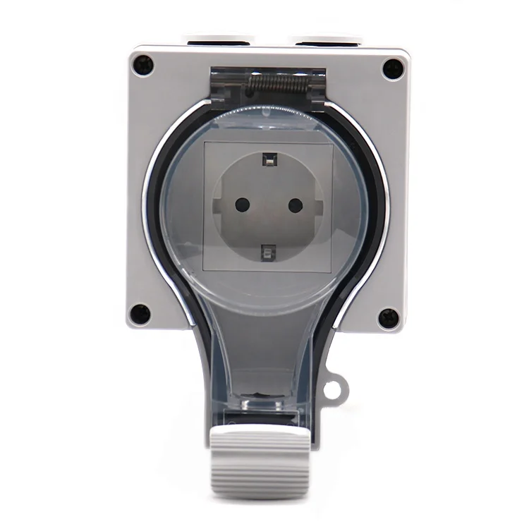 German socket IP66 waterproof wall switch and socket