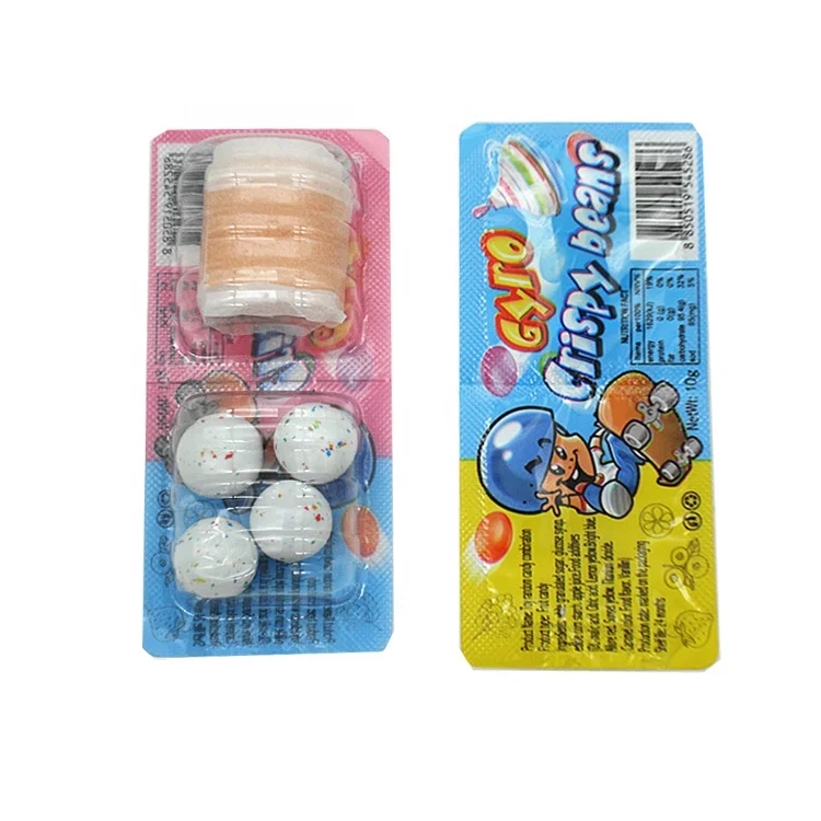 New Type Popular Jelly Soft Sweet Gummy and Speckle Crispy Chocolate Beans