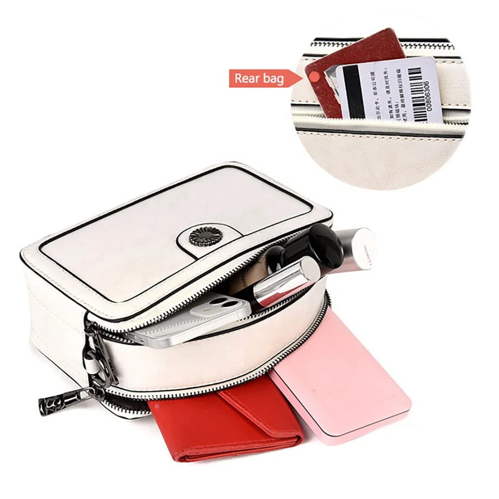 Квадратная сумка через плечо из натуральной воловьей кожи, маленький саквояж кросс-боди, женская сумочка для камеры на ремне