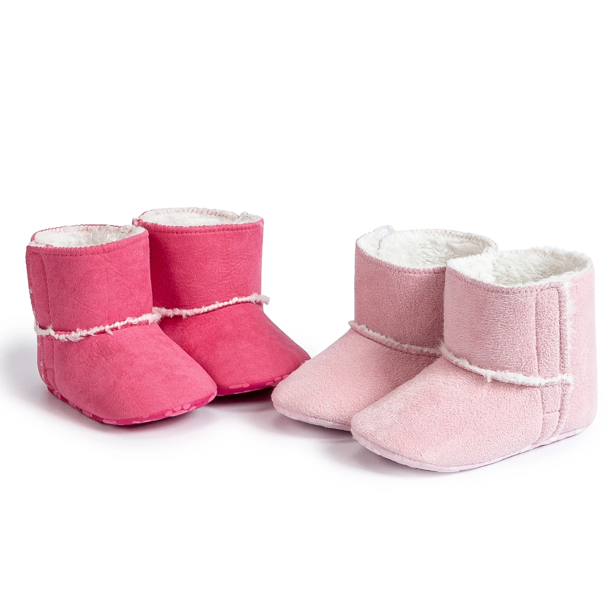 New Arrival Indoor Toddler Shoes Newborn Boy Girl Plush Lining Cotton Soft Sole Baby Ankle Boots