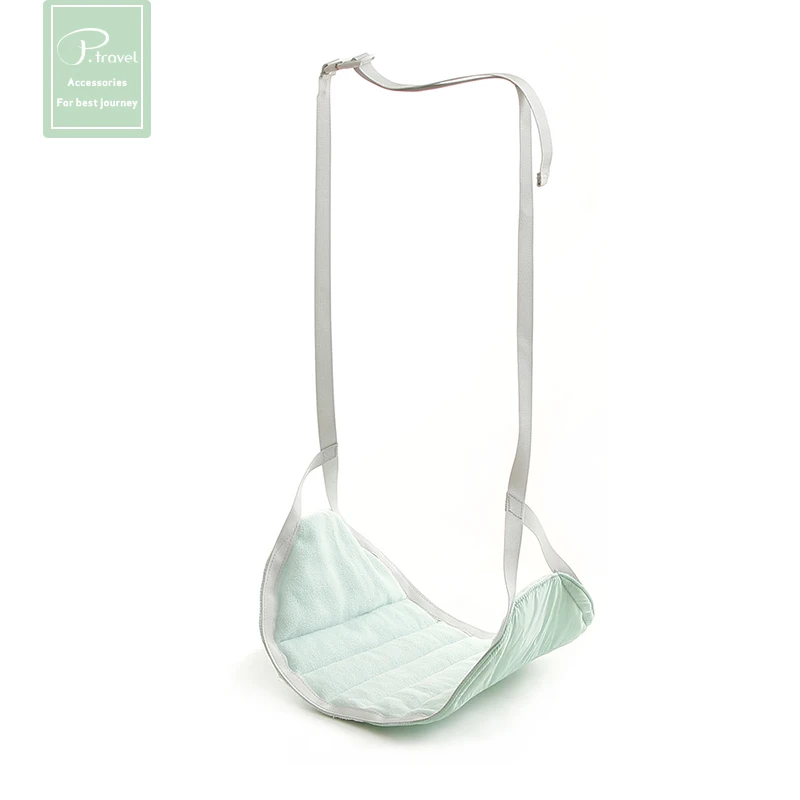 Durable Nylon Portable Toddler Foot Rest Travel Accessories Airplane Footrest Hammock Pillow Fabric luggage and decoration Use