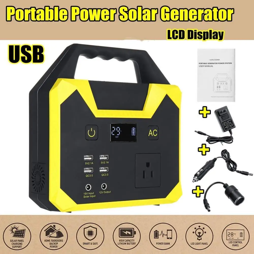 MATEC&BOORIN Large Capacity40800mAh Fashion AC 220V50hz /110V 60hz 100W Portable Power StationMB100