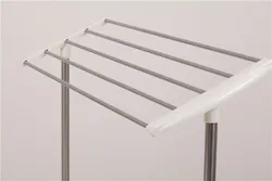 2021 JMJ Indoor Balcony Stainless Steel Stand Towel Shelf Bathroom Towel Rack