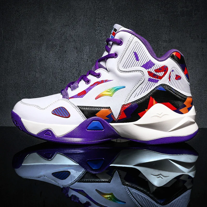 High Top Breathable ladies basketball shoes lightweight gents basketball shoe wholesale basketball shoe