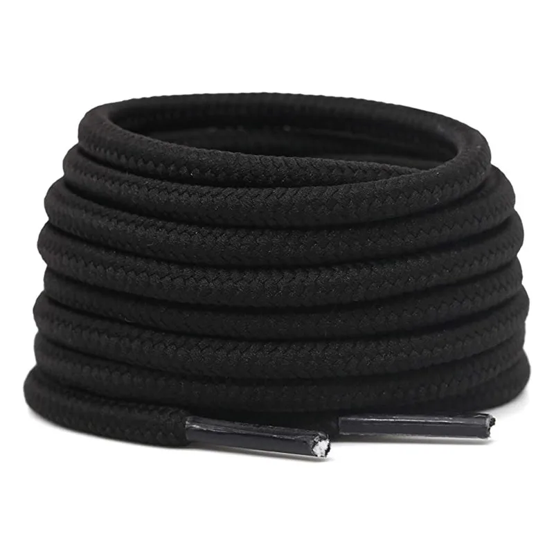 Yrunfeety Shoe Laces Custom 60-180CM Round Rope Shoelaces 5MM Shoe Strings Polyester Sport Shoelaces for Athletic Laces Shoes