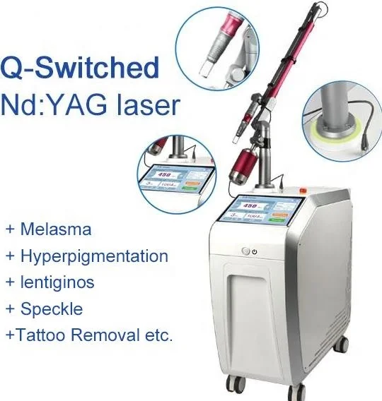 Sincoheren 1064 nm 532nm Q Switch Nd Yag Laser Tattoo Removal Aesthetic Technology Equipment for Medical Clinic