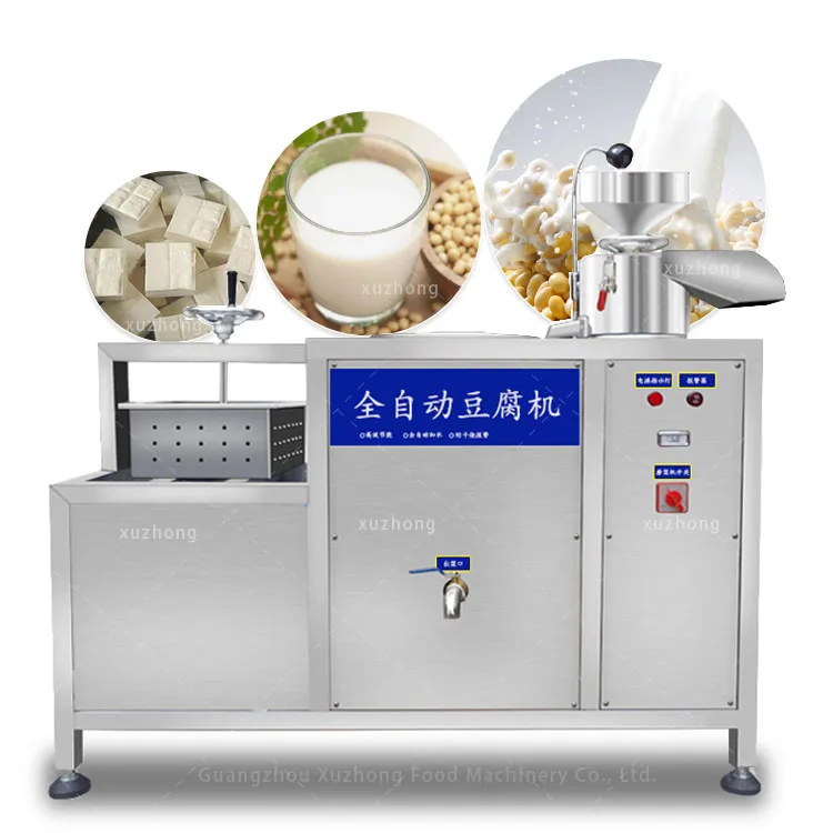 Automatic Cheese Press Tofu Machine Maker China Manufacturer Stainless Steel Tofu Pudding Soymilk Production Line Tofu Machine