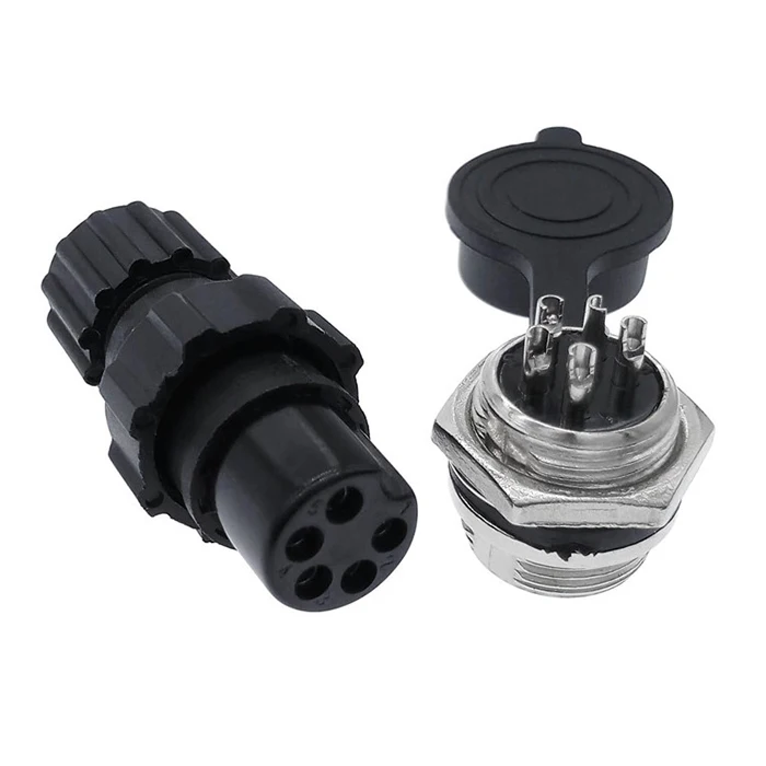 GX16 M16 водонепроницаемый док-обратно гайка авиационный Электрический разъем
