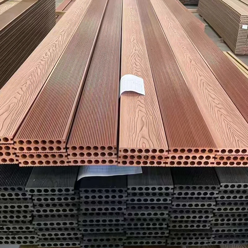 High Quantity WPC Flooring Anti-UV 3D Deep Embossed Outdoor Decking Floor