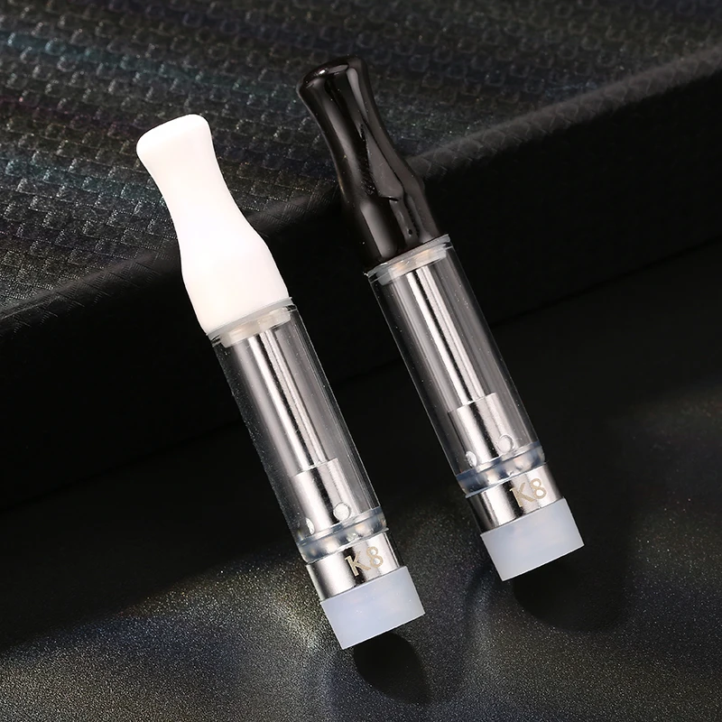 
K8 Super Thick Oil 510 CBD Vape Cartridge With 2.3mm Intake Oil Holes For larger Porosity Ceramic Coil Only For 85%-97% Oil 