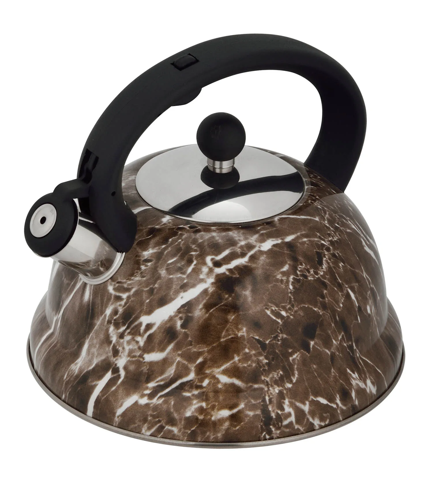 Kitchen Home Hotel Color Painting Stainless Steel Whistling Water Kettles With Glass Lid Water Tea Pot