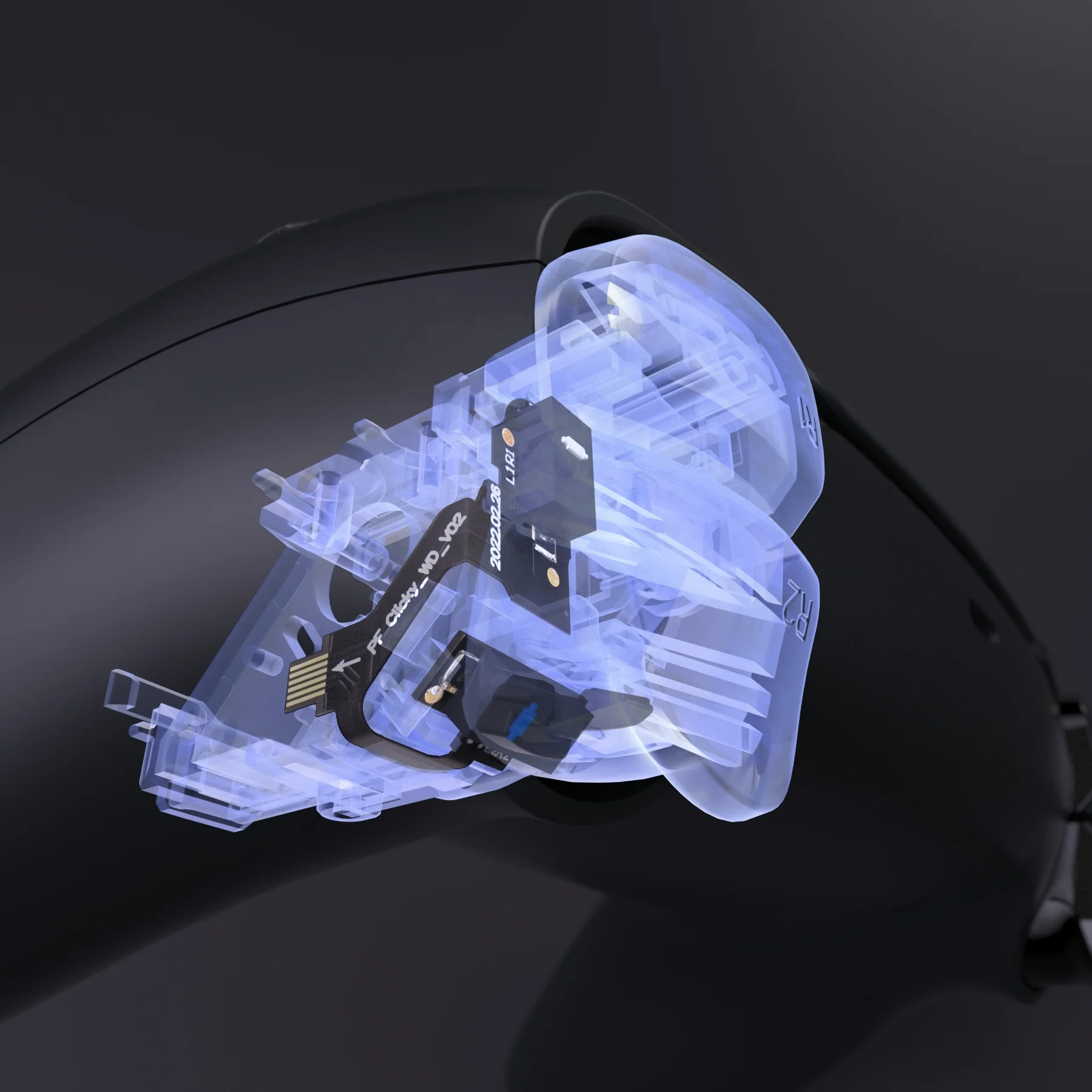 Экстремальный клик мыши микро переключатель плечевой бампер триггер свет для волос набор контроллера PS5