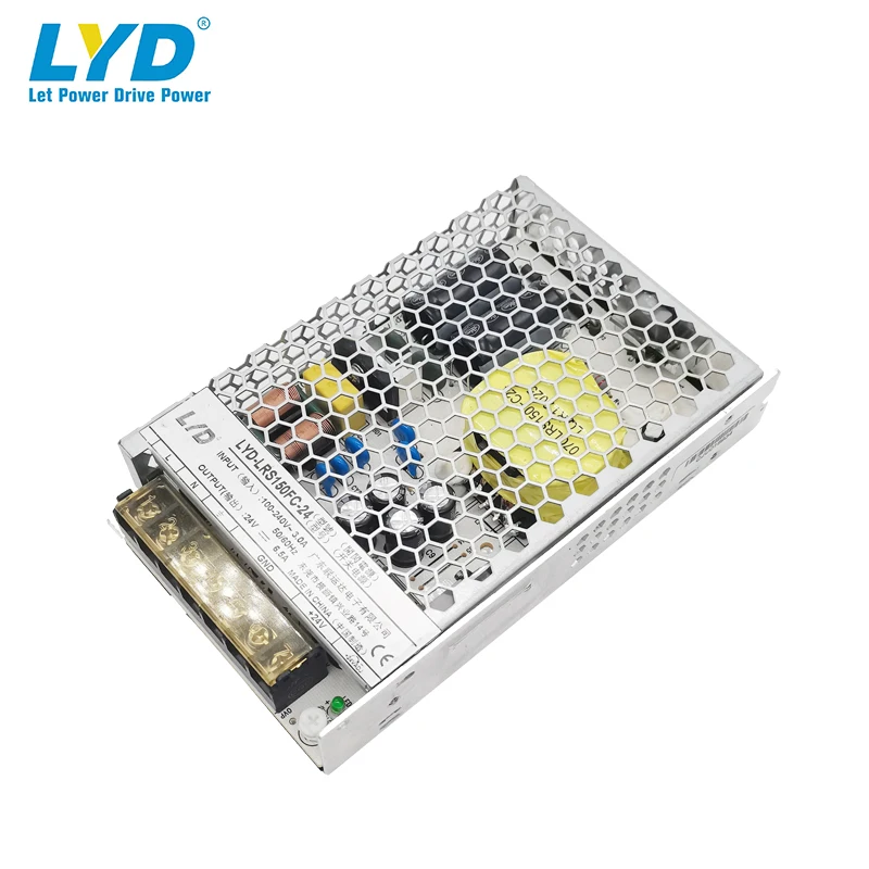 Switching power supply manufacturer 150W24V6.5A switching power supply 24V DC power supply with small volume aluminum shell