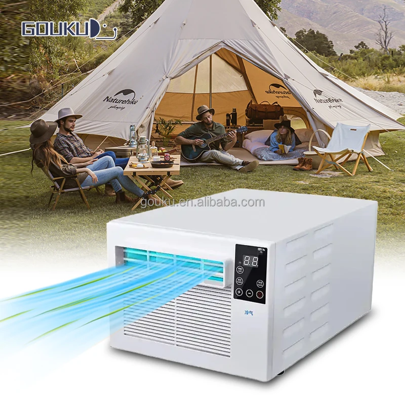 Indoor Outdoor Air Conditioner Rv Camping Caravan Tent Room Pet Cooling Removing machine Air Conditioner