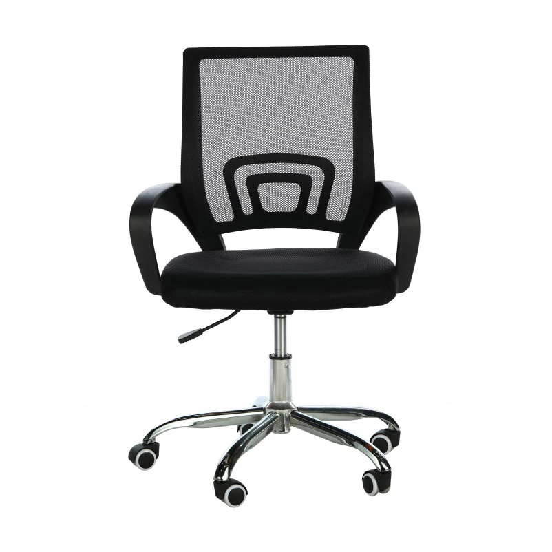 Manufacturer Customized Design Employees Swivel Computer Chairs Nylon Wheels Fabric Mesh Office Chairs