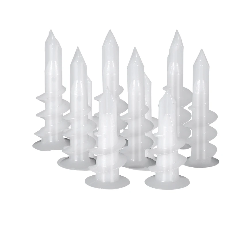 Self Drilling Plastic Drywall Anchors and Screws Kit 100 Pieces Assortment kit sheetrock Wall Anchors