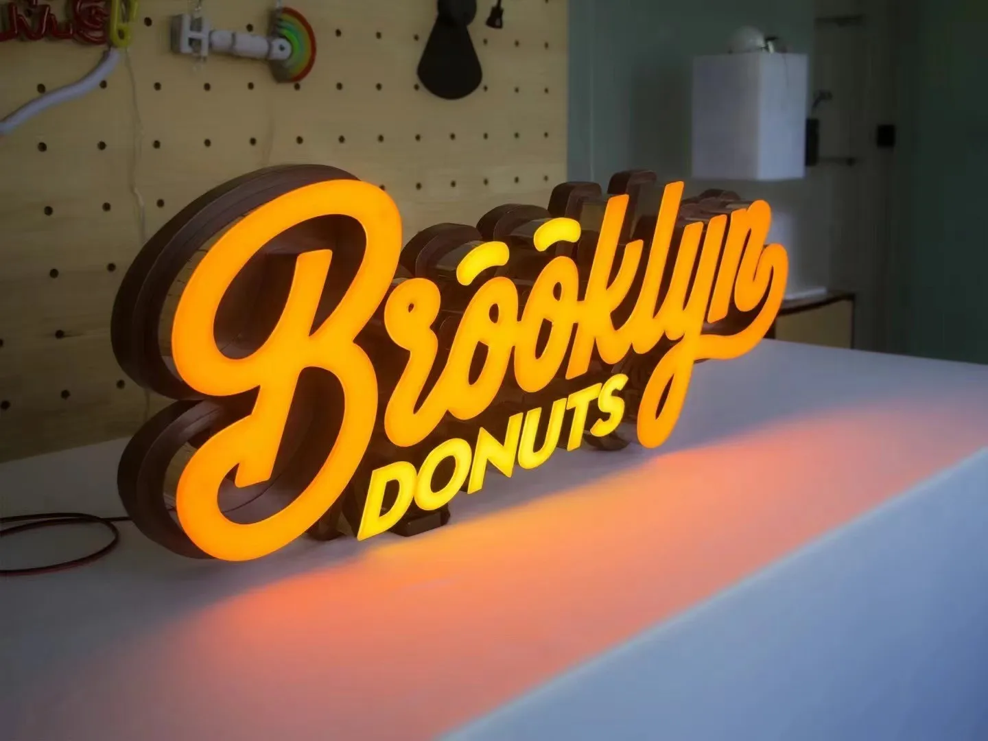Led Letters Sign Board 3d Acrylic Custom Logo Wall Letters Sign Led Outdoor Store Door Sign Led Illuminated Channel Letters
