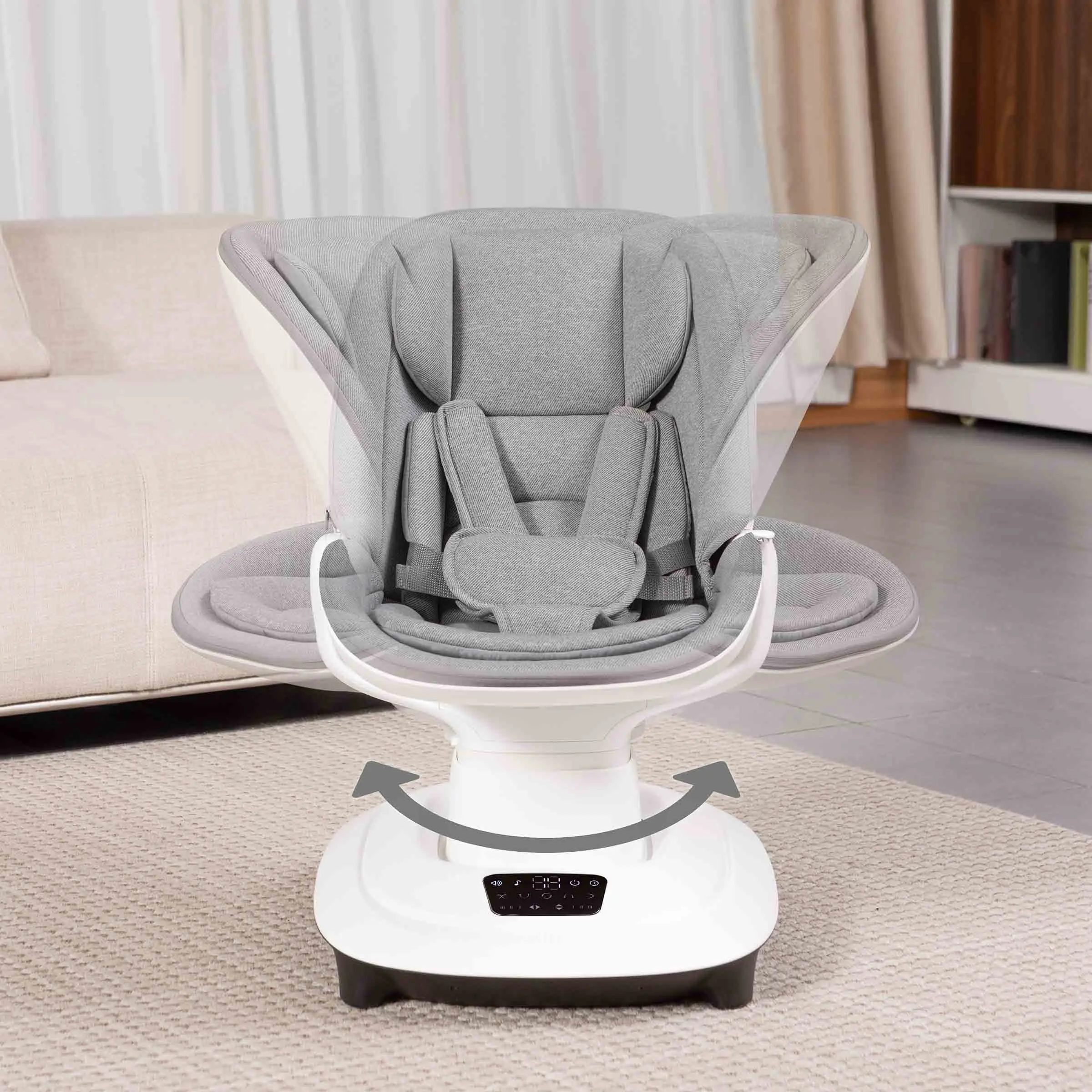 High Quality Cheap Price Multi-functional Electric Baby Rocking Chair For Newborn Intelligent  Baby Comfort Sleeping Basket