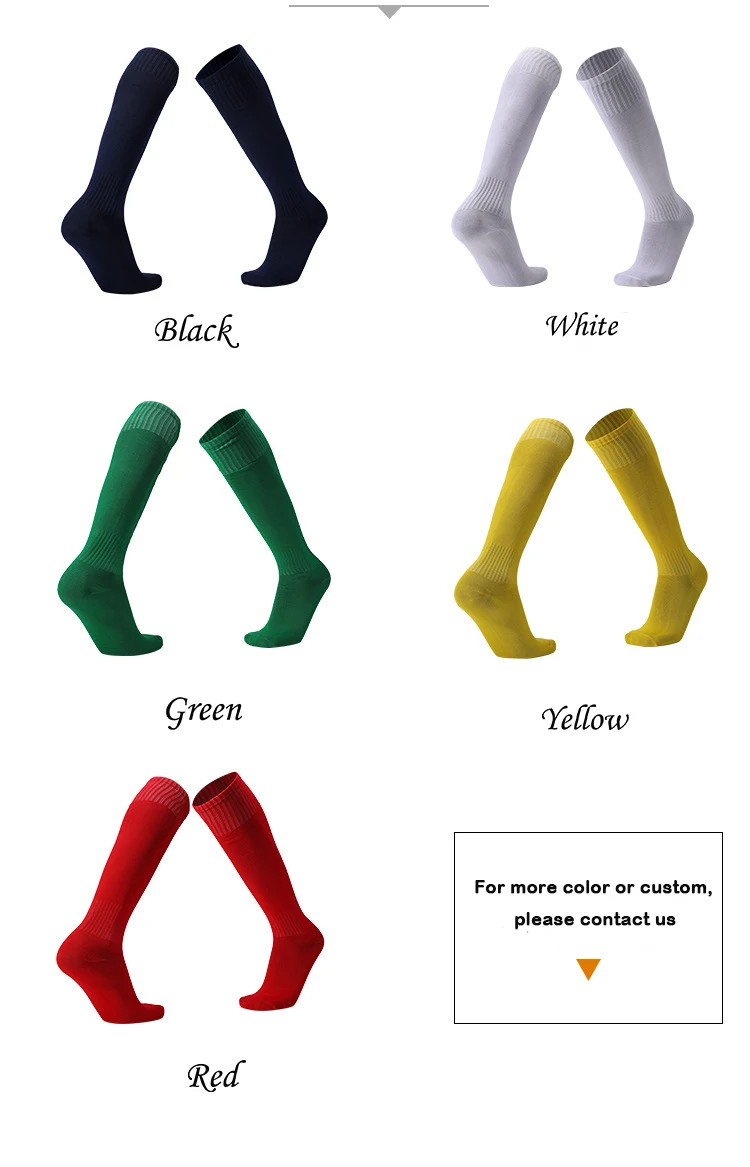 Wholesale Cutom Logo Athletic Compression Football Soccer Socks Over The Knee High Socks For Youth and Men Multi-sport Tube Sock