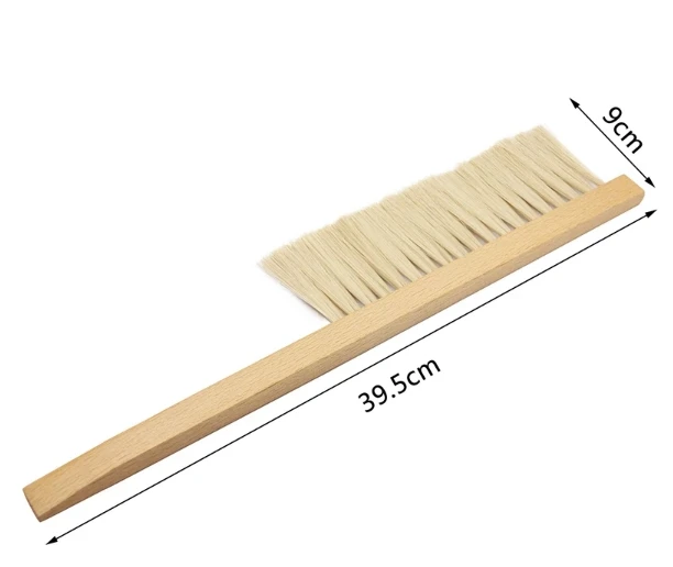 Apiculture Beekeeping tools Plastic Hair Bee Brush Wooden Handle Honey Comb Tools Remove Bees for bee brush