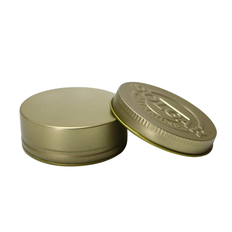 Hot Sale Small Round Metal Food Package Box For Sugar Candy Environmentally Friendly Food Grade Mint Tin Can With Plastic Insert