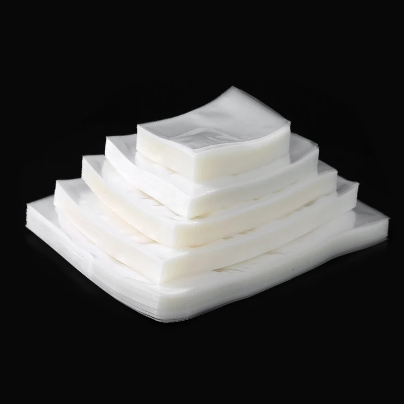 Transparent Nylon embossed Food saver vacuum sealer bags heat seal vacuum packaging bag for food