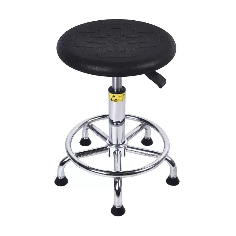 JBY-53 Chinese knot pattern PU foam seat Adjustable height bar stool chair