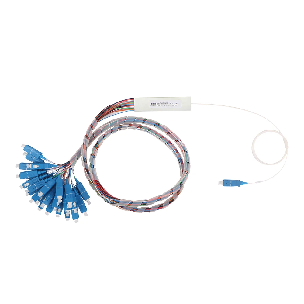 1*32 Steel Mini Tube Type PLC Splitter For CATV Network & FTTxSystem & Passive Optical Networks