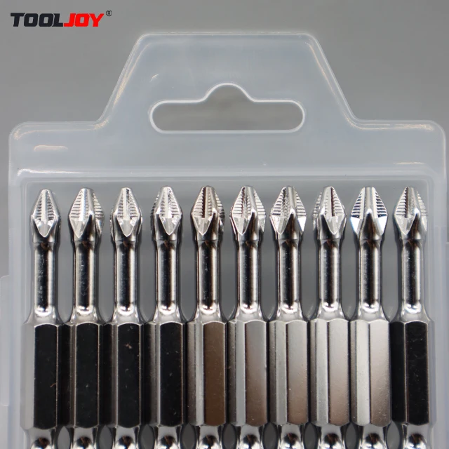 Screwdriver Bits Set 50Mm Ph2 Anti-Slip With Magnetic 1/4 Hex Shank Fits Hand Electric Drill Driver Accessories tooljoy
