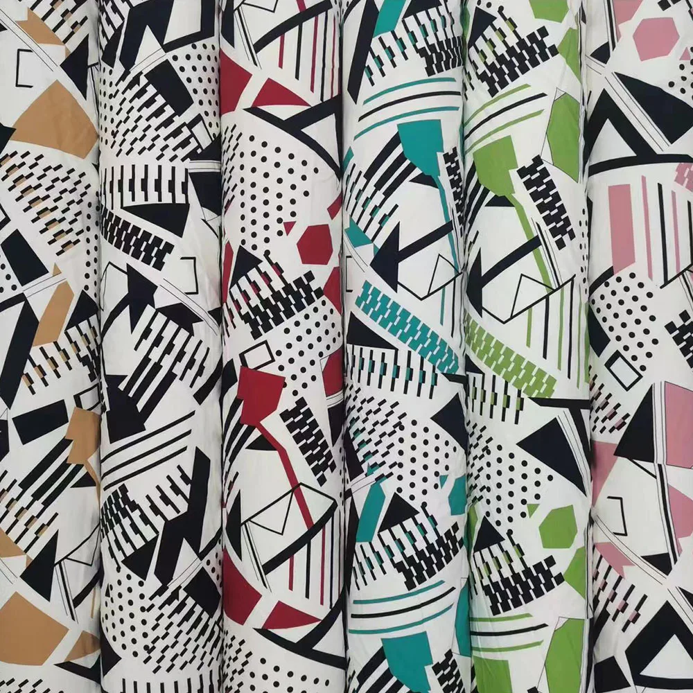 Cheap Wholesale China Factory Moss Crepe/ Furong Crepe Fabric for lady dress