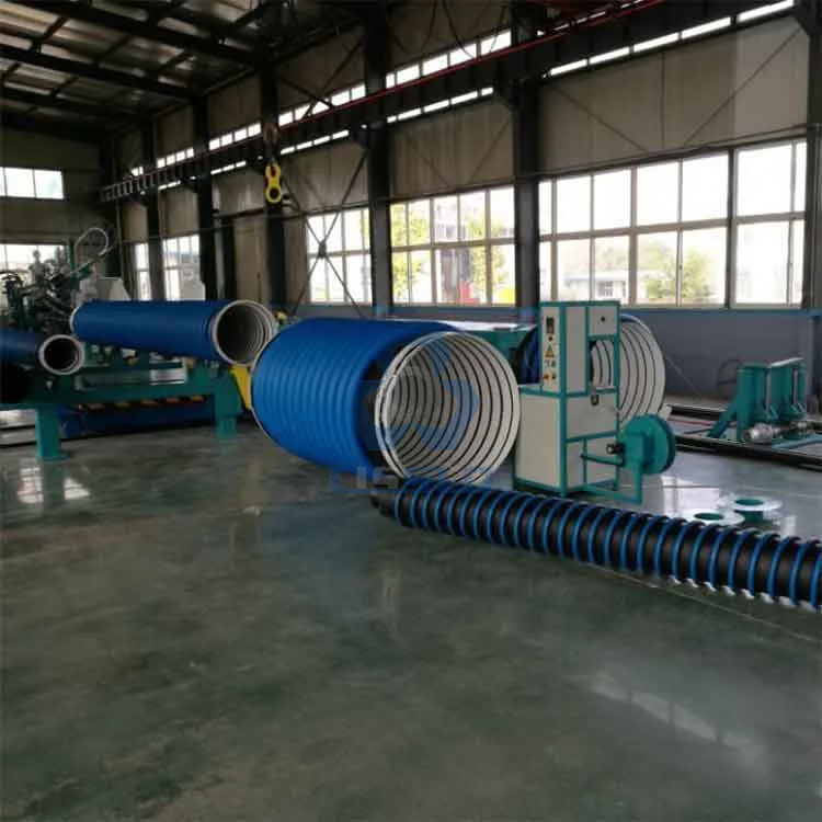 Полые стены PE HDPE спиральная обмотка трубы шланг установка для