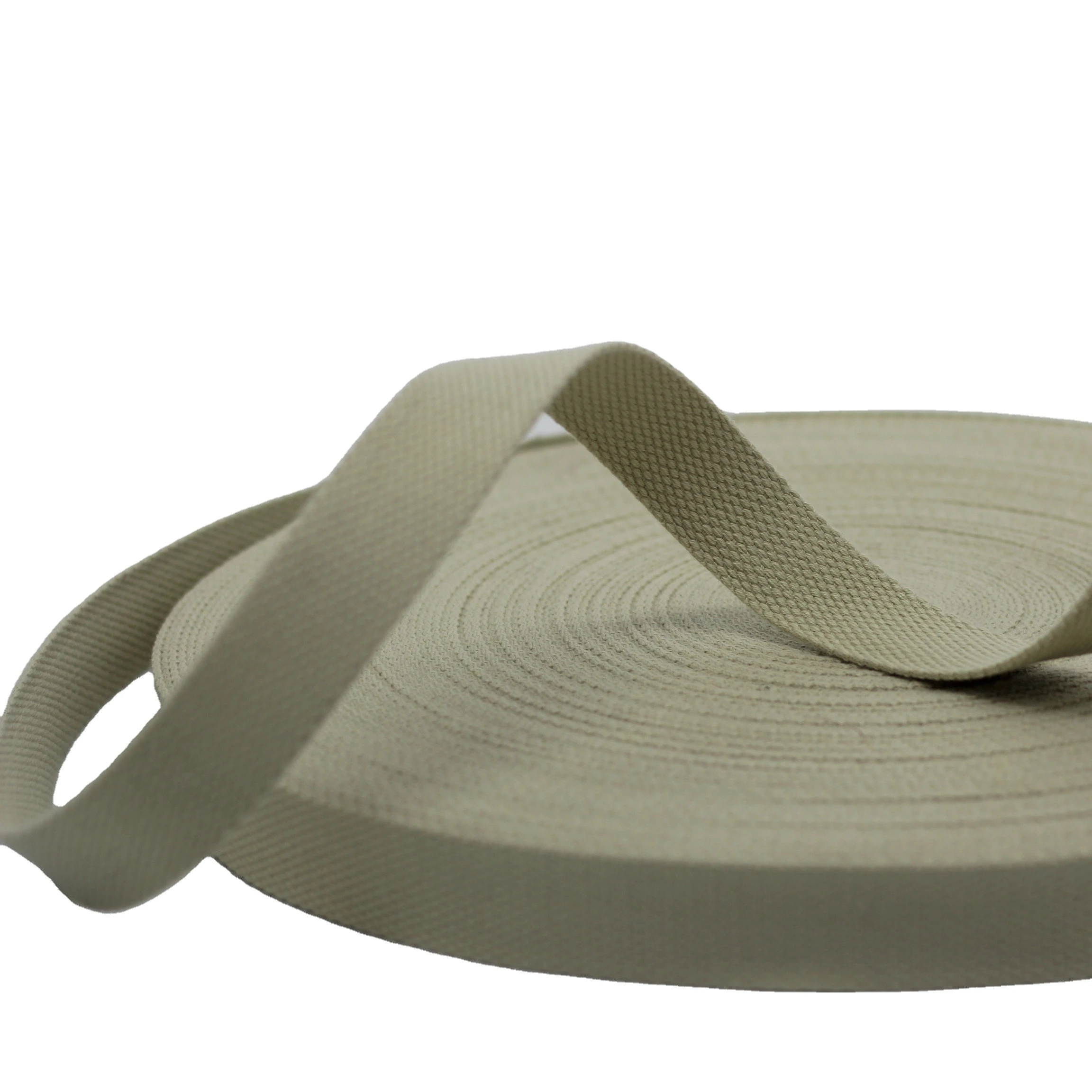 Factory supply colorful thickened Twill elastic band cotton webbing high resilience Polyester shoulder strap belt