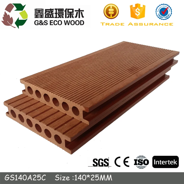 Outdoor veranda anti-slip waterproof wpc flooring composite decking