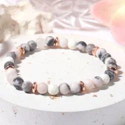 Lava Rock Bracelet ,Anti Anxiety Bracelet for Women Stress Relief Yoga Beads Bracelet ,Aromatherapy Essential Oil Bracelet