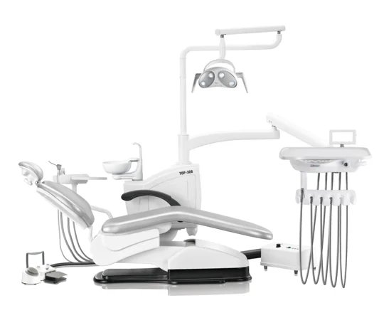 Detes dental unit TS-TOP308 Standard stylish modern appearance with multi functional pedal switch