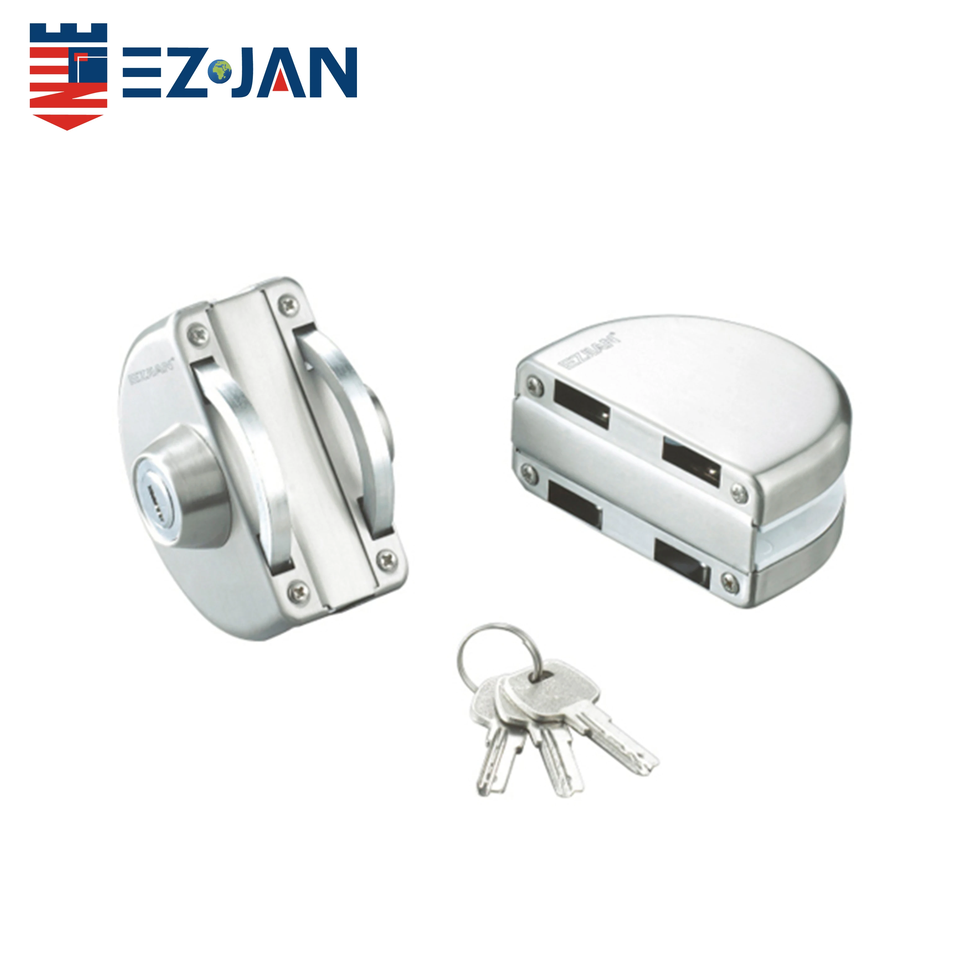 Good quality glass door double side lock glass gate lock