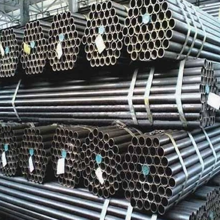 Углеродистая бесшовная стальная труба и Api5l Astm A53 A106 Заводская черная углеродистая Sch40 сварная сталь