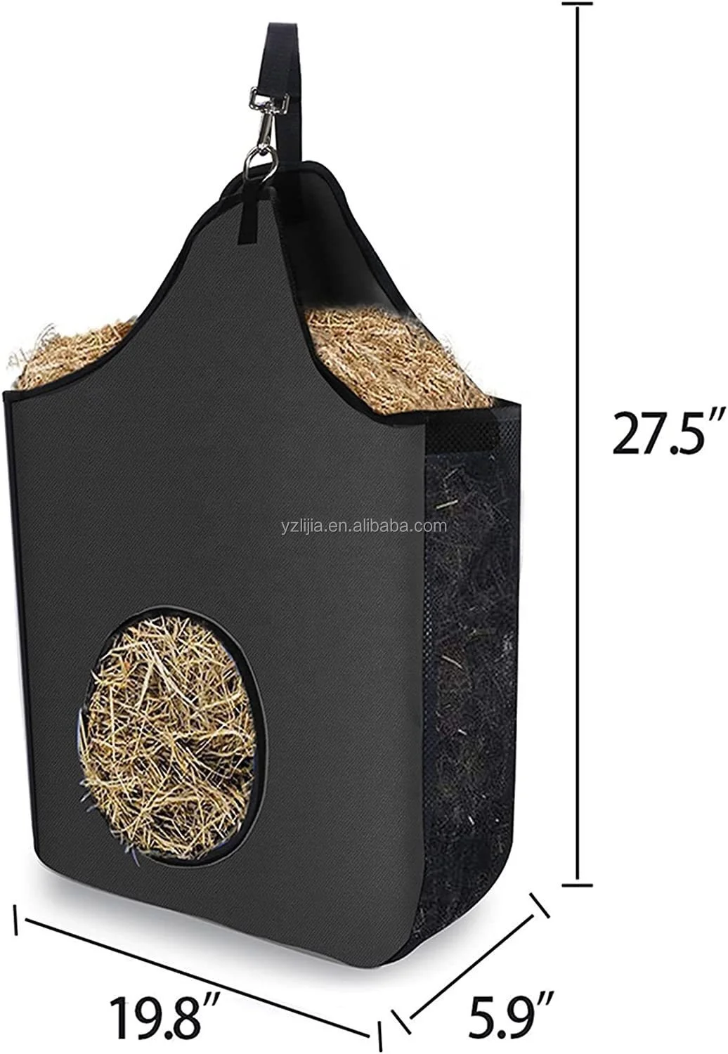 Lightweight Hot Sale Slow Feeder Horse Hay Bag with Custom Logo Horse Hay Net for Equestrian sports