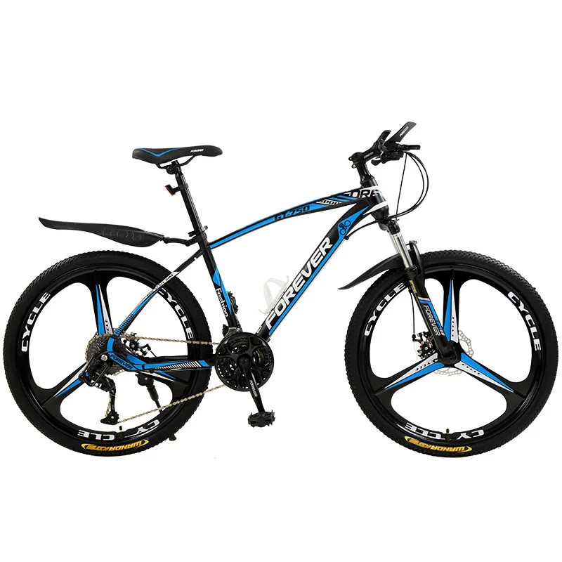 Shanghai Yongjiu brand mountain bike 24 inch 26 inch variable speed shock absorption bicycledouble disc brake student b