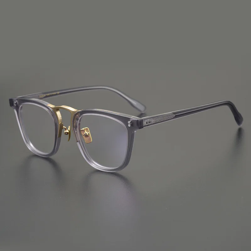 2023 New Japan 100% Handmade Pure Acetate Titanium Optical Luxury Top Quality Eyeglasses Frames