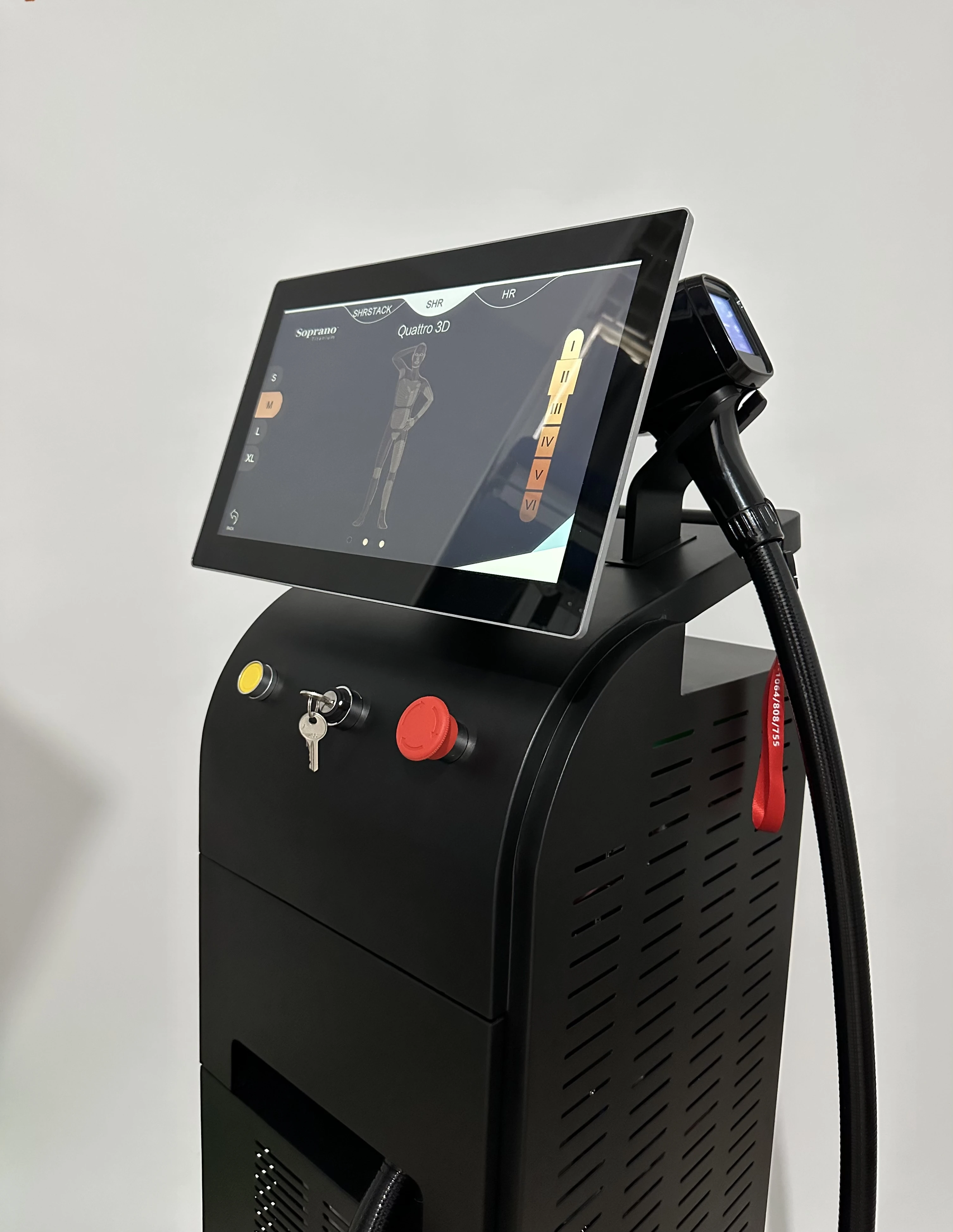 SHR super hair removal  triple wavelength body hair 808 stationary diode laser hair removal machine