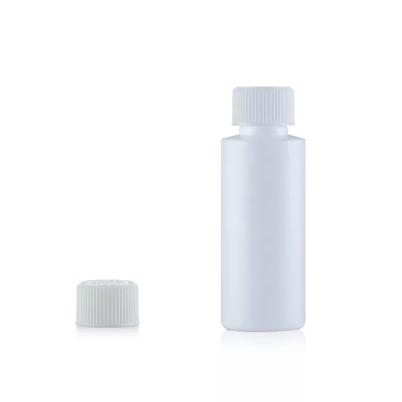 
60ml HDPE White Plastic Capsules Pill Bottles with CRC Caps 