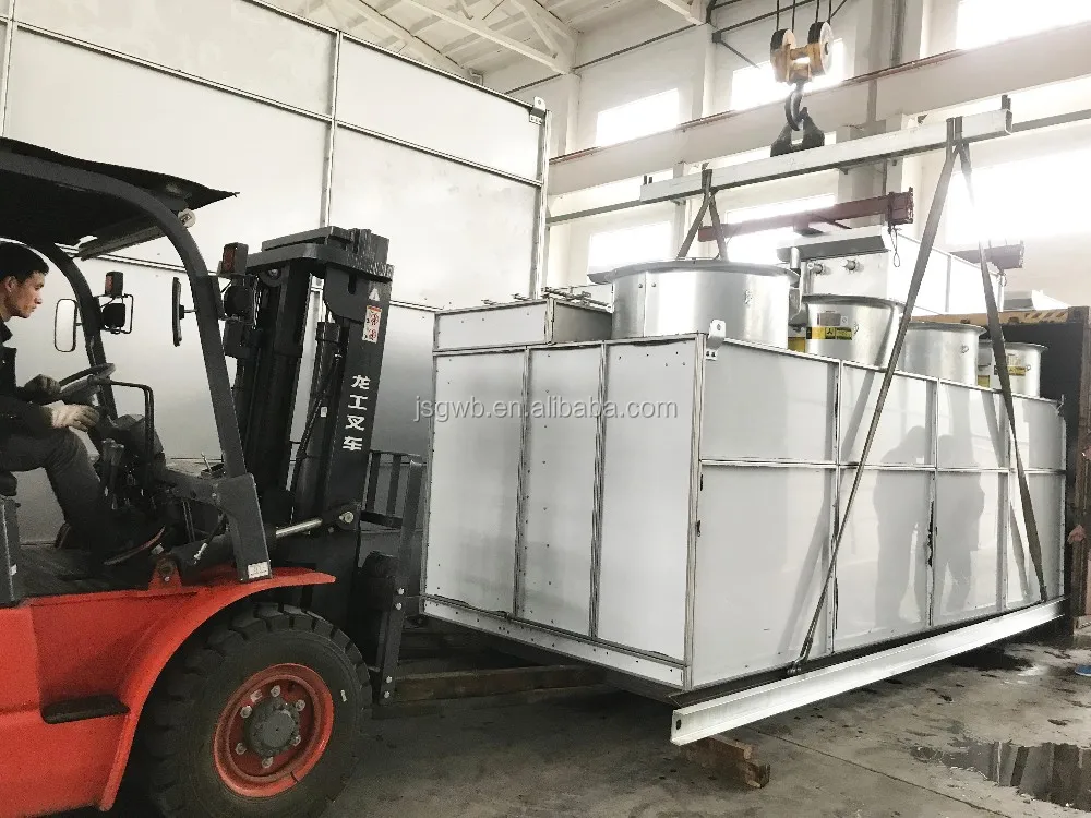 
GWB no frp cross flow wet water spray system closed circuit cooling tower 