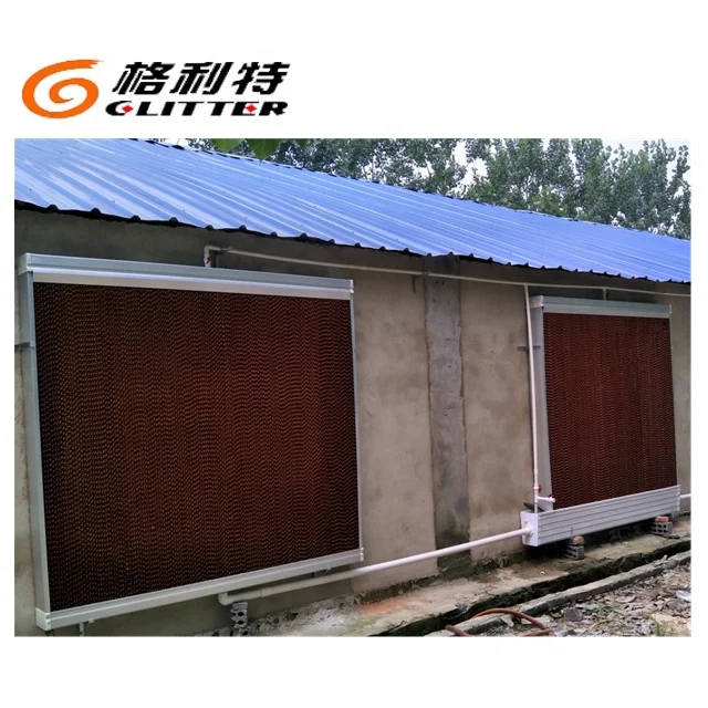 Evaporative Cooling pad Panel widely used in animal husbandry farms greenhouse FACTORY PRICE Jiangyin manufacturer